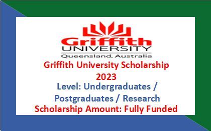 Griffith University Scholarships 2024 - NotesBard