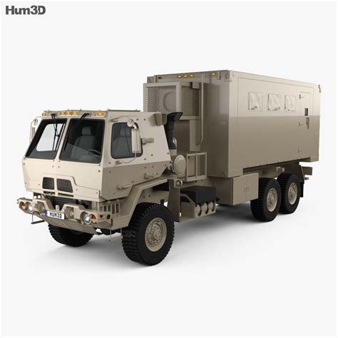 Oshkosh FMTV M1087 A1P2 Expansible Van Truck 2014 Modelo 3D - Descargar Camión on 3DModels.org