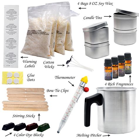 Wholesale Ins Popular Home Use DIY Candle Making Kits Supplies