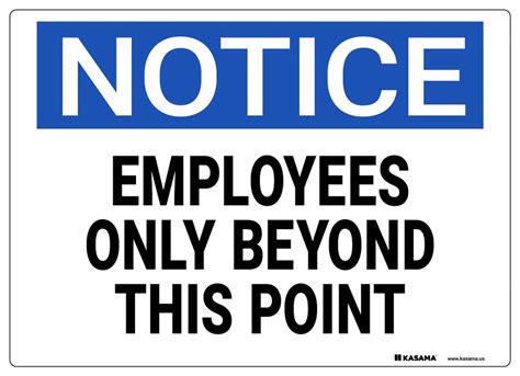Employees Only Sign Printable