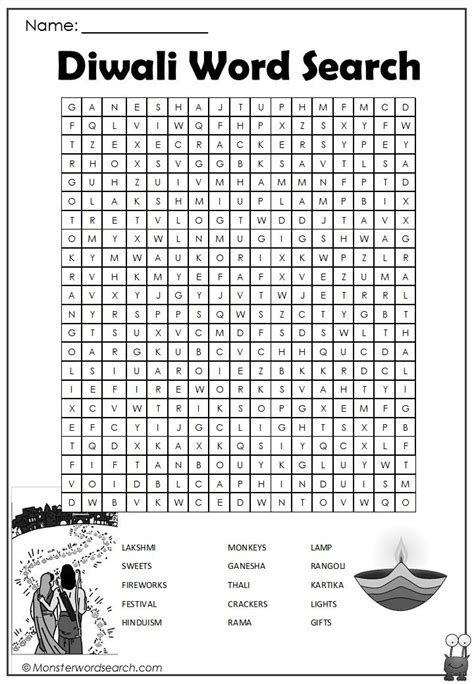 nice Diwali Word Search | Diwali, Words, Diwali games