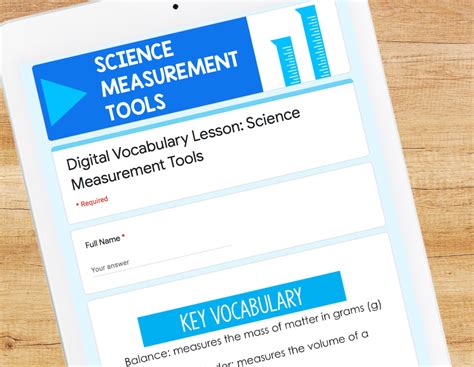 Science Measurement Tools