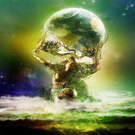 Gaia Tree | Mother earth, Fantasy, Earth