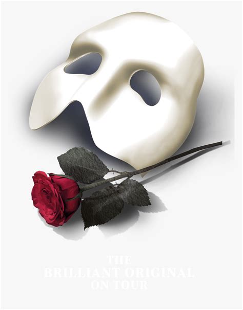 Rose Phantom Of The Opera Mask, HD Png Download - kindpng