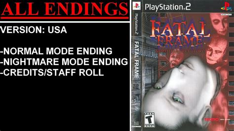 Fatal Frame [USA] (PlayStation 2) - (All Endings) - YouTube