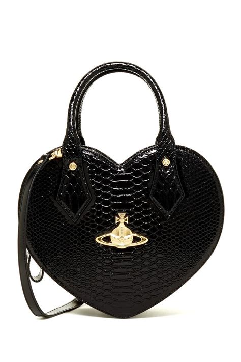 On HauteLook: Vivienne Westwood | Embossed Leather Heart Handbag | Handbag, Purses, Leather purses