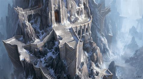 Moutain fortress, Stefan Koidl on ArtStation at https://www.artstation ...