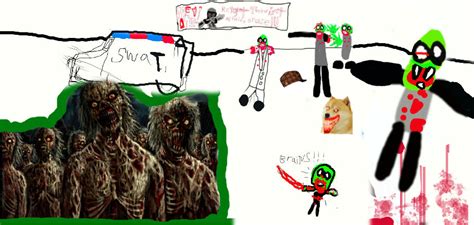 Zombie Horde by BossG13 on DeviantArt