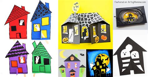 Fun Haunted House Crafts for Halloween - Artsy Momma