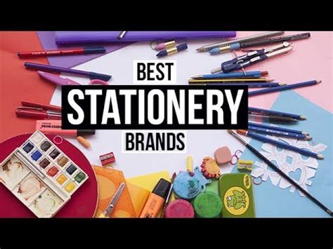 Top 5 Best Stationery Brands of 2017 - YouTube