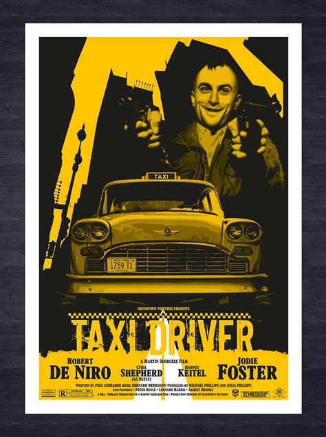 Taxi Driver Film Poster - Etsy