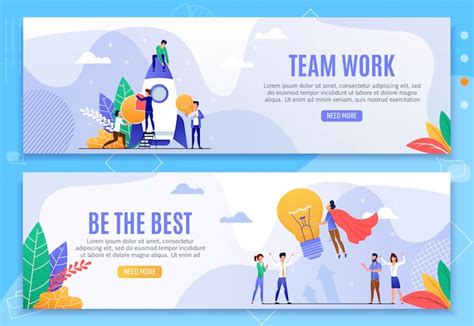 Banner team work Vectors & Illustrations for Free Download | Freepik