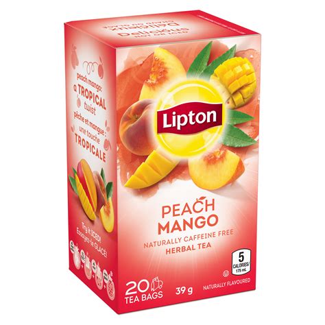 Lipton Peach Mango Herbal Tea reviews in Tea - FamilyRated