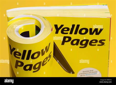 UK Yellow pages phone book Stock Photo, Royalty Free Image: 57685140 ...