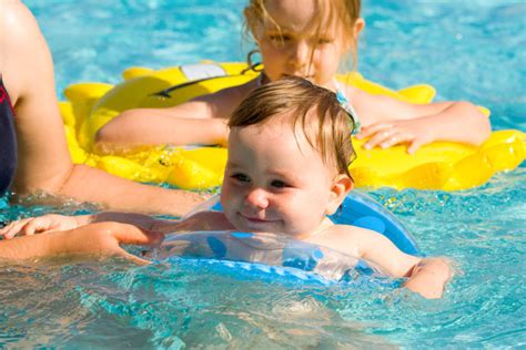 First Baby Swimming Lessons - 10 Useful Tips for Parents