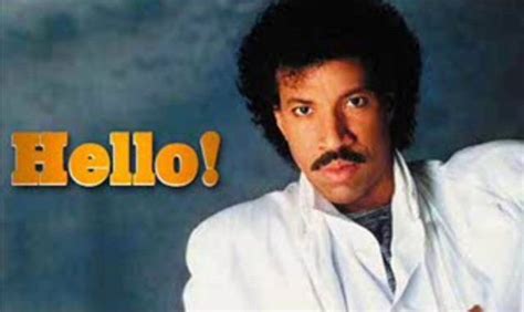 Hellooooo, is it C! you're looking for? - Lionel Richie "Hello"