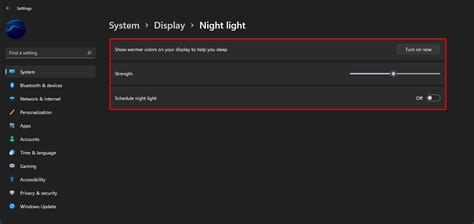Windows 11 Night Light Not Working