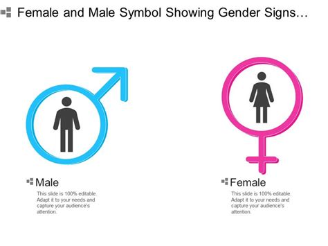 Female And Male Symbol Showing Gender Signs With Man And Woman ...