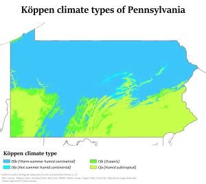 Climate of Pennsylvania Facts for Kids