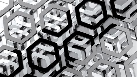 HD Wallpaper: Abstract 3D Hexagon Patterns and Shapes