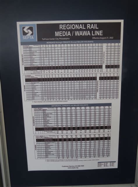 Septa Regional Rail Schedules 2025 Pdf - Fiann Jeralee