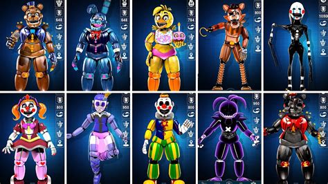 FNAF AR Advanced Animatronics Workshop Animations - YouTube