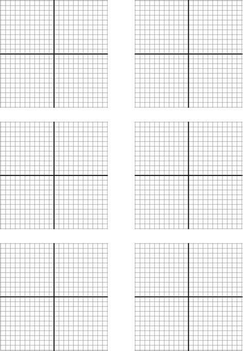 X-Y Axis Graph Paper Template Free Download