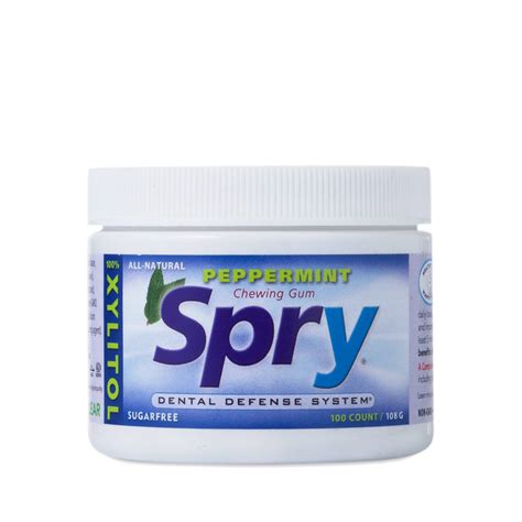 Peppermint Xylitol Gum by Spry - Thrive Market