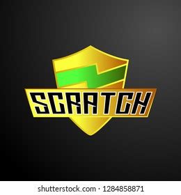 Scratch Logo Shield Symbol Vector Stock Vector (Royalty Free) 1284858994