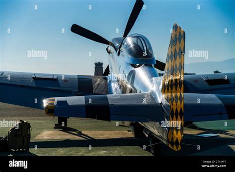 P51 Mustang at the airshow Stock Photo - Alamy