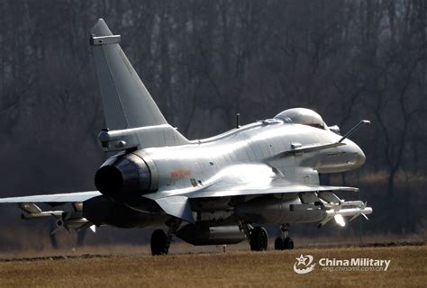 J-10 fighter jets take off - China Military