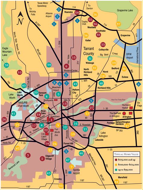 Fort Worth Map - ToursMaps.com