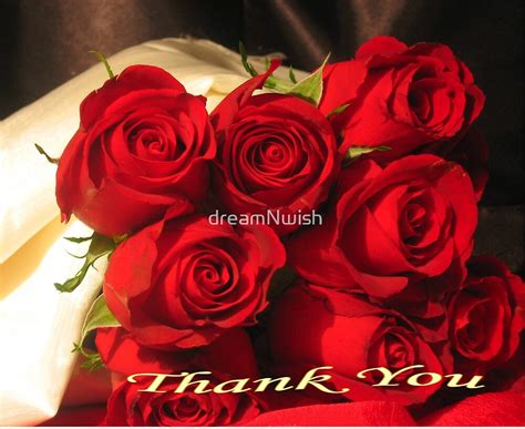 "Thank You (Eight Red Roses)" by dreamNwish | Redbubble