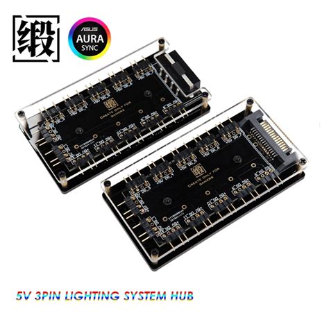 Aliexpress.com : Buy AURA 5V 3 pin RGB HUB connect to ASUS 3pin header ...