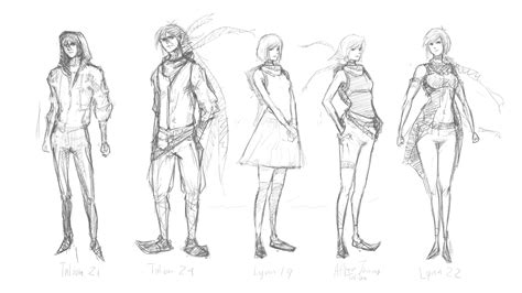 ArtStation - Game Character Sketches