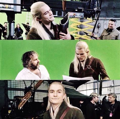 The Hobbit behind the scenes BTS - Orlando Bloom as Legolas | The ...