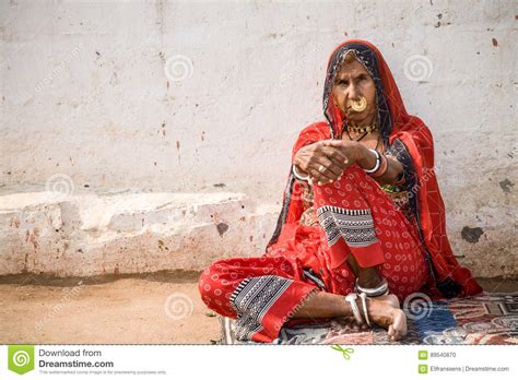 Bishnoi Woman, Jodhpur, India Editorial Image - Image of jewels, rajasthani: 89540870