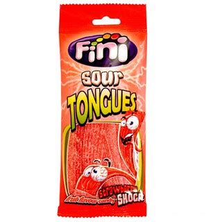 Fini Strawberry Belts Sour Tongues 100g | Shopee Philippines