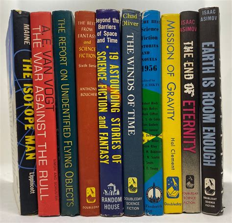 Science Fiction Book Club Ten Vintage SFBC Books Isaac Asimov and Others - Etsy