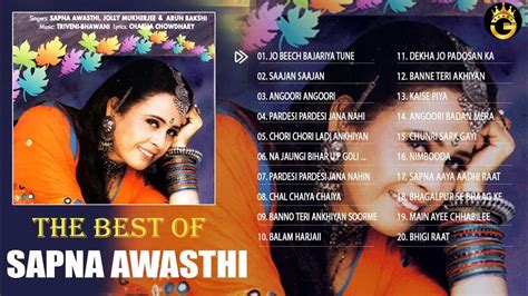 Best Of Sapna Awasthi Songs // 90's Evergreen Bollywood Songs Jukebox - YouTube