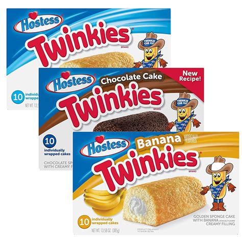 Amazon.com: Hostess Twinkies variety pack 3 10-Packs (30 Total ...