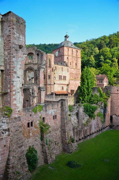 Heidelberg, castle ruins 1 stock photo. Image of ruins - 28344678