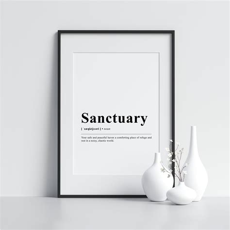 Sanctuary Definition Print | Printers Mews