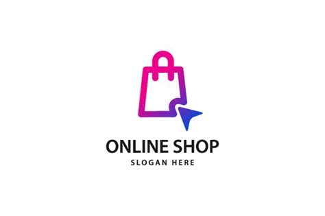 Online Shop Logo Design Template Vector Graphic by Muhammad Rizky Klinsman · Creative Fabrica