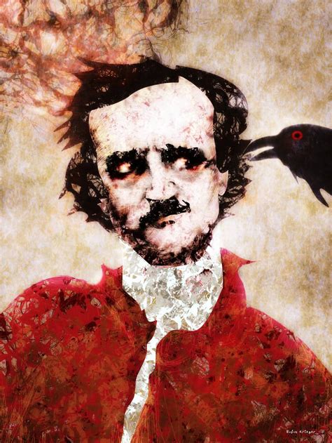 The Raven - Edgar Allan Poe Drawing by Rufus Krieger | Saatchi Art