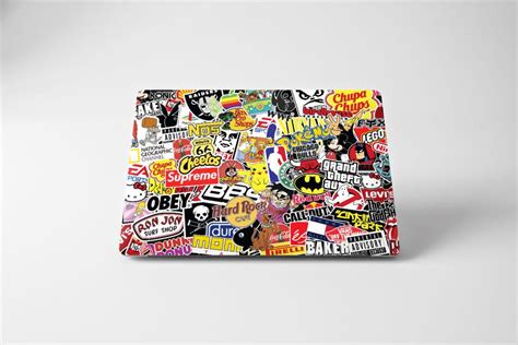 Laptop Skin | Sticker Bomb - New Zealand Made - Grafix Wall Art