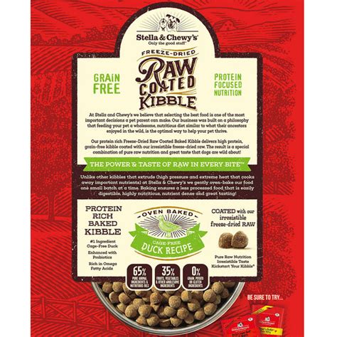 Stella & Chewy D Raw Coated Kibble Duck - NYC Pet