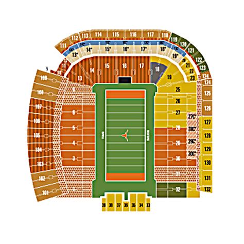 Texas Football Stadium Seating Chart