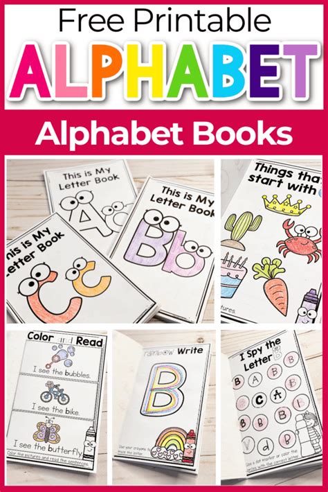 Free Printable Alphabet Books for Preschoolers