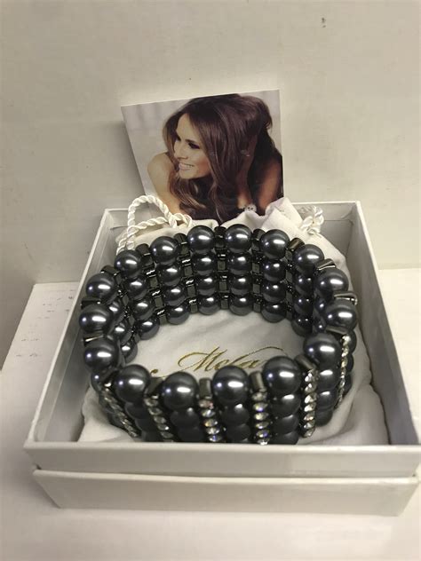 Melania Trump Glossy Bracelet With CZ - Etsy